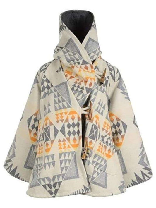 Outerwear Trends Beth Dutton Yellowstone White Poncho Cloak Coat