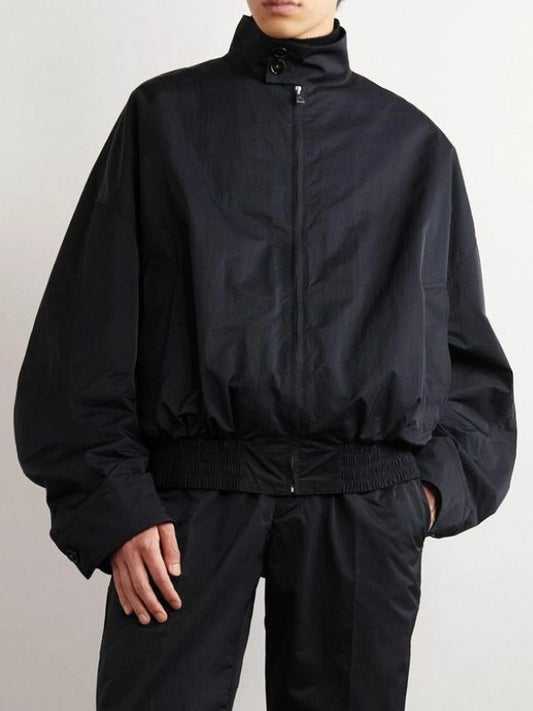 Outerwear Trends Bottega Veneta Shell Bomber Jacket Black