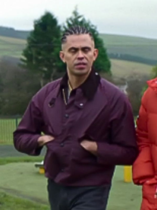 Outerwear Trends Brassic S07 Aaron Heffernan Burgundy Jacket