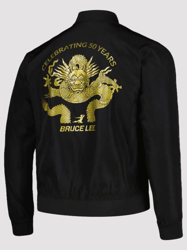 Outerwear Trends Bruce Lee Mitchell & Ness Celebrating 50 Years Bomber Jacket
