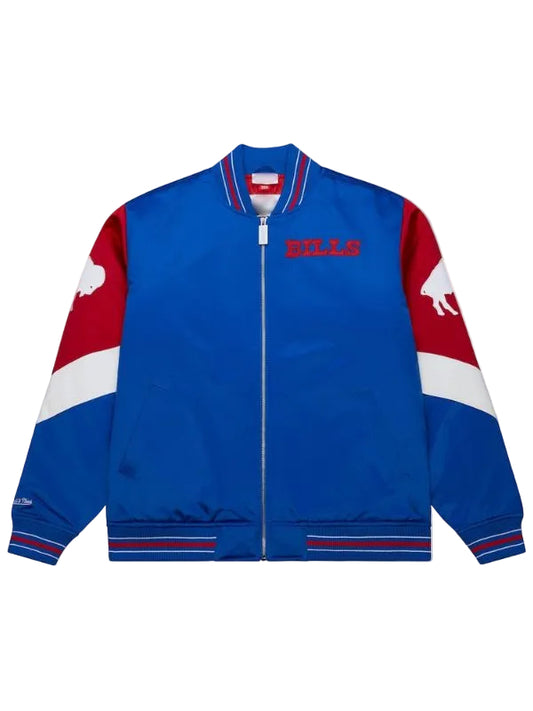 Outerwear Trends Buffalo Bills Royal Vintage Heavyweight Satin Jacket