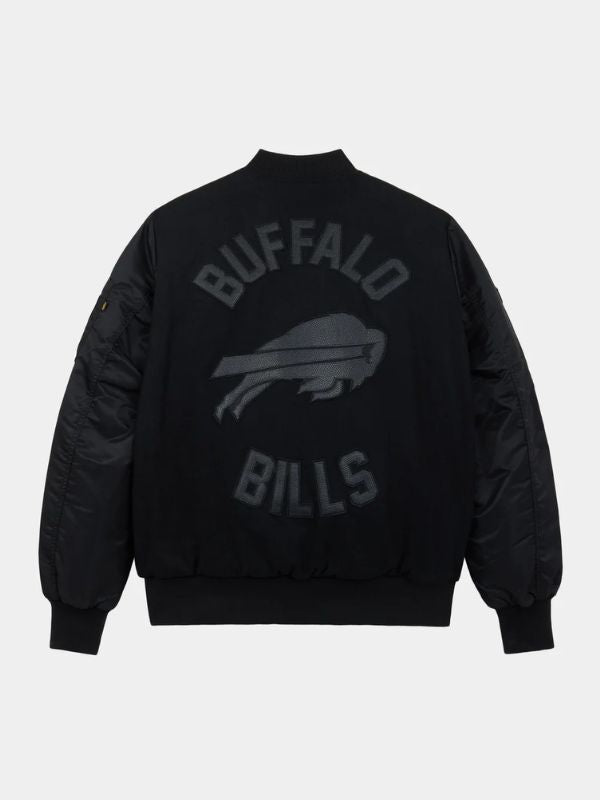 Outerwear Trends Buffalo Bills X Alpha X New Era MA- 1 Bomber Jacket
