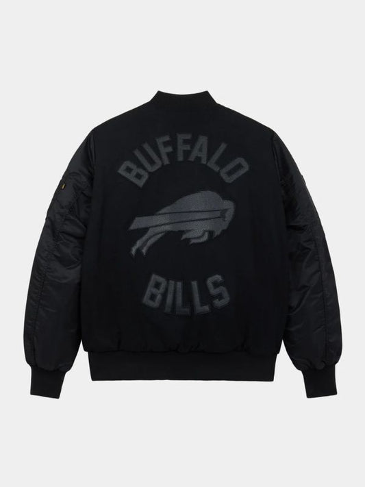 Outerwear Trends Buffalo Bills X Alpha X New Era MA- 1 Bomber Jacket