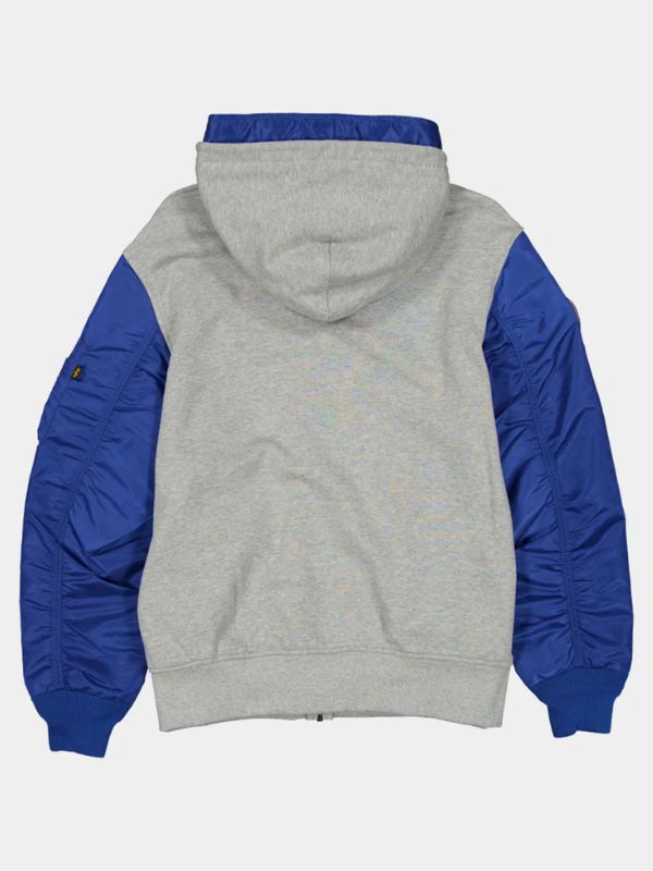 Outerwear Trends Buffalo Bills X Alpha X New Era MA- 1 Zip Up Hoodie