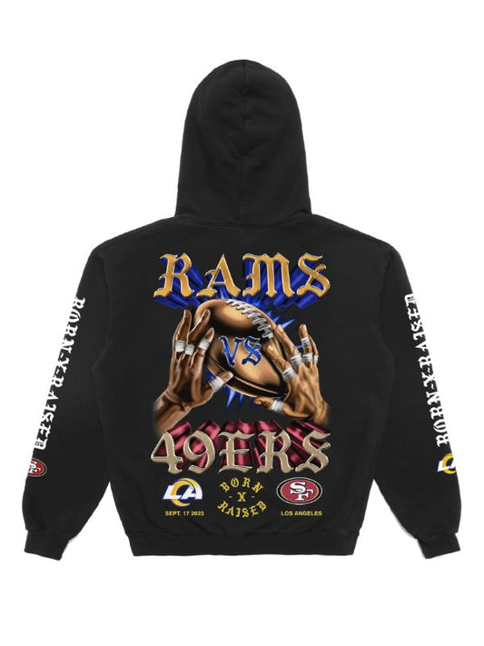 Outerwear Trends BXR + Rams 49ERS Head To Head Hoodie