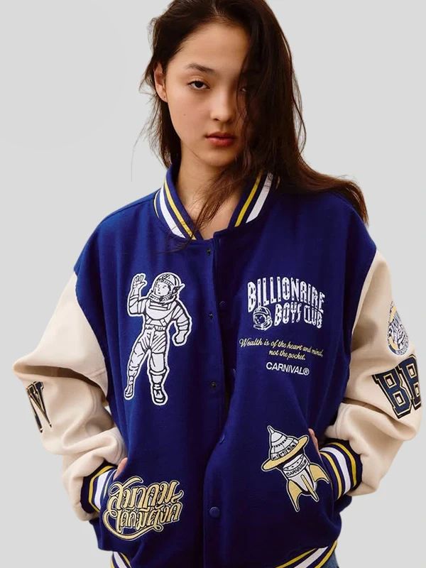 Outerwear Trends Carnival X Billionaire Boys Club Varsity Jacket
