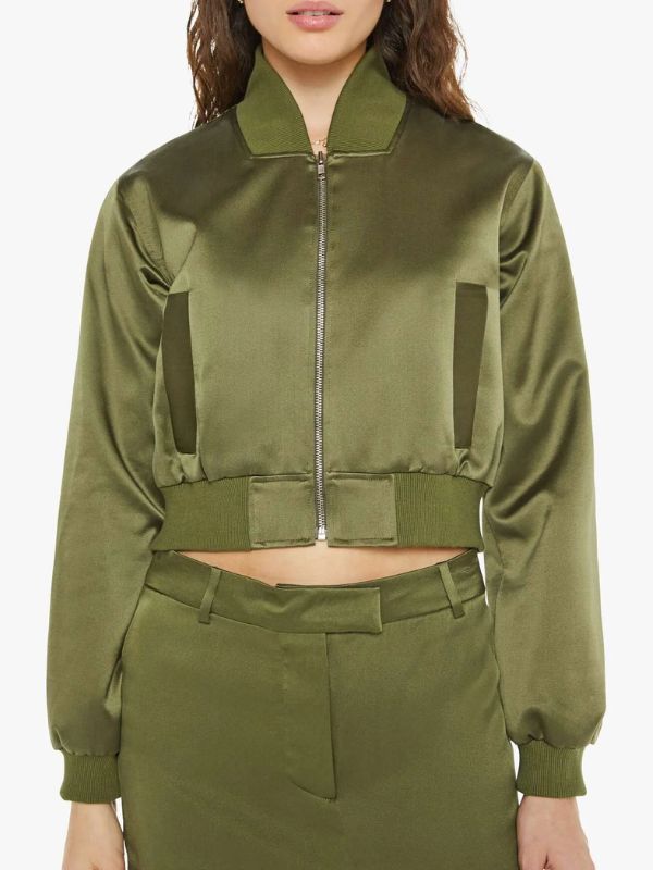 Outerwear Trends Celine Dumont The Morning Show S04 Bomber Jacket