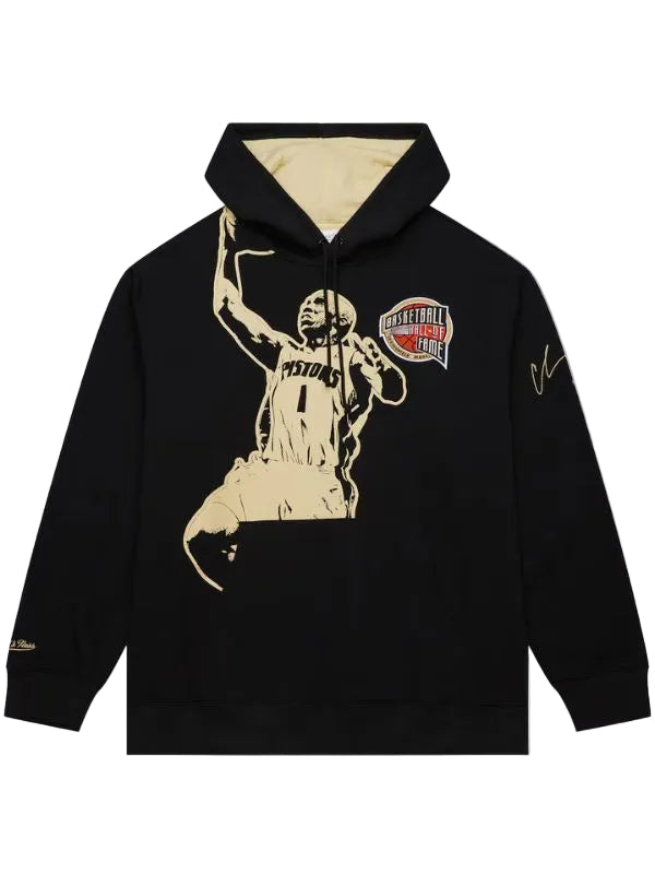 Outerwear Trends Chauncey Billups NBA Multi-Team Black Hoodie