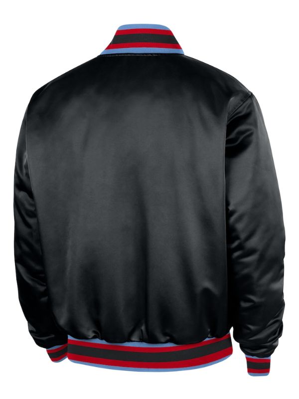 Outerwear Trends Chicago Bulls Nike Black 2025/26 Courtside Bomber Jacket