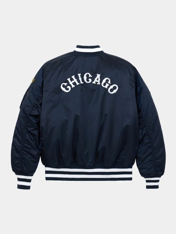 Outerwear Trends Chicago Cubs X Alpha X New Era MA- 1 Bomber Jacket