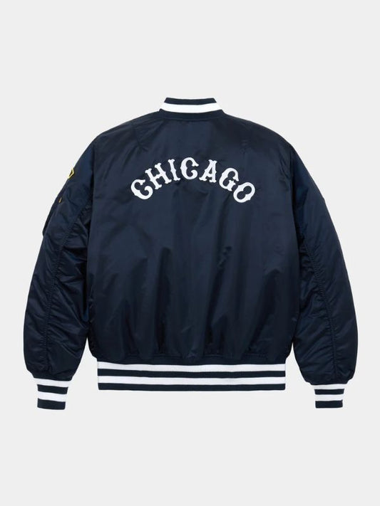 Outerwear Trends Chicago Cubs X Alpha X New Era MA- 1 Bomber Jacket