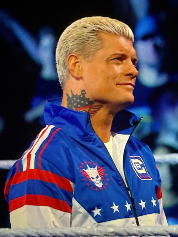 Outerwear Trends Cody Rhodes Stars And Stripes Windbreaker Jacket