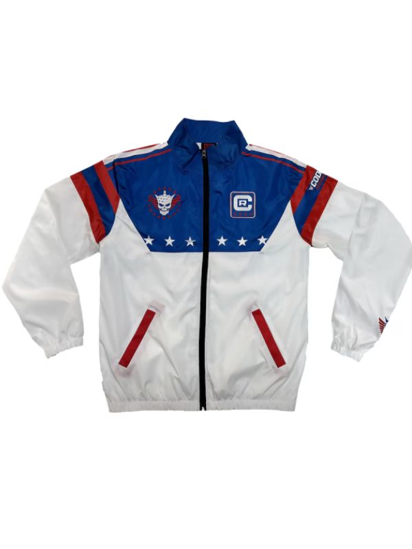 Outerwear Trends Cody Rhodes Stars And Stripes Windbreaker Jacket