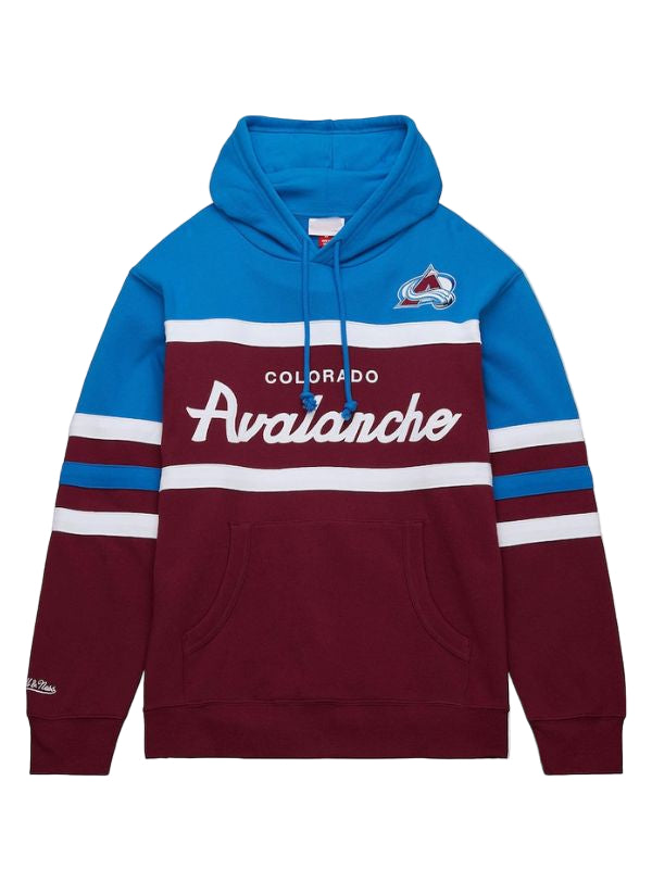 Outerwear Trends Colorado Avalanche Burgundy Head Coach Hoodie