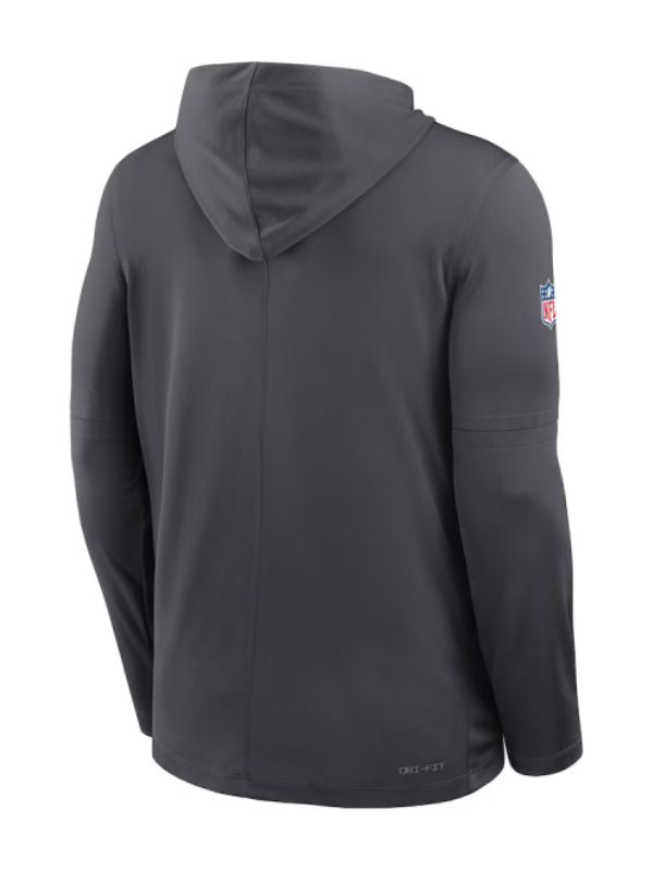 Outerwear Trends Dallas Cowboys Sideline Performance Long Sleeve Hoodie T-Shirt