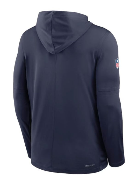 Outerwear Trends Dallas Cowboys Sideline Performance Long Sleeve Hoodie T-Shirt