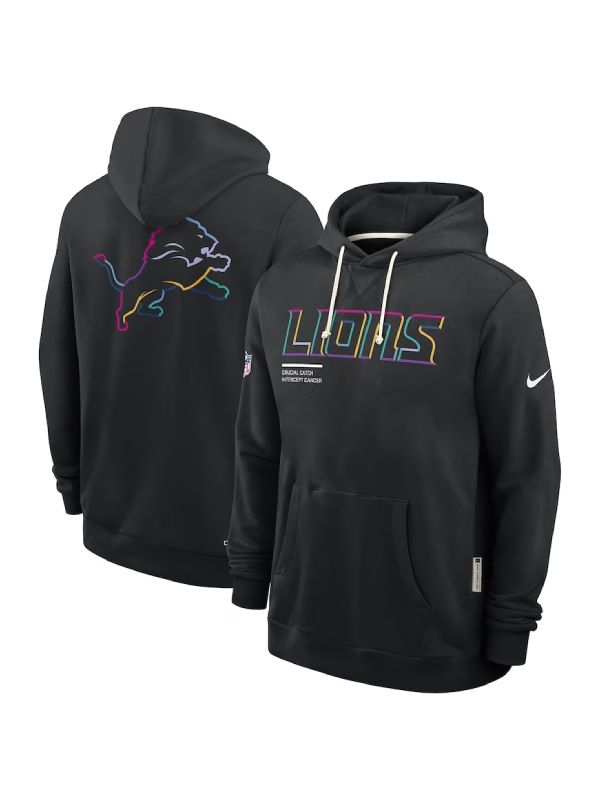 Outerwear Trends Detroit Lions 2025 Crucial Catch Hoodie