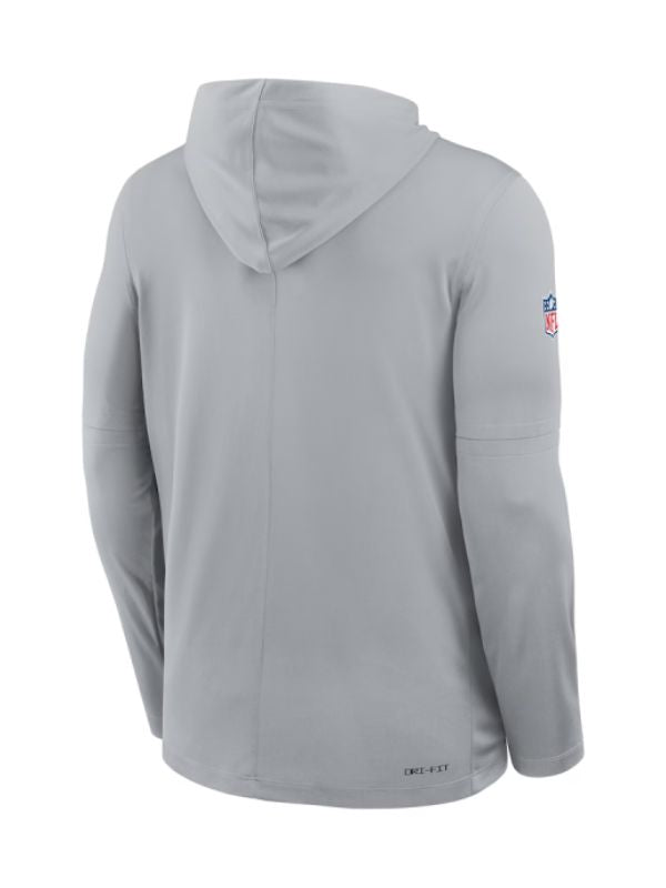 Outerwear Trends Detroit Lions Sideline Performance Long Sleeve Hoodie T-Shirt