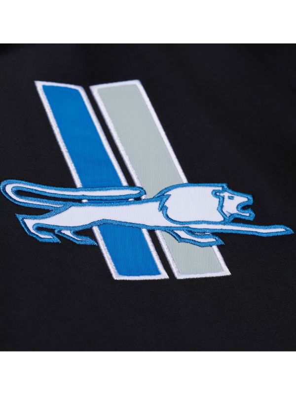 Outerwear Trends Detroit Lions Walk the Tunnel Hooded Bomber Jacket