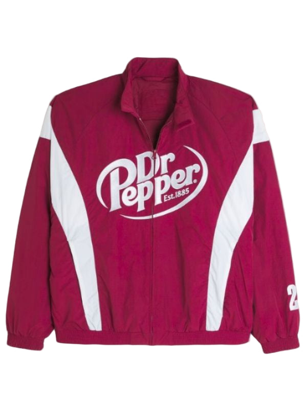 Outerwear Trends Dr Pepper Graphic Racing Jacket