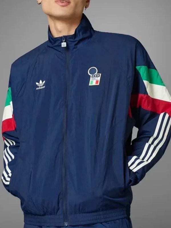 Outerwear Trends Euro 2024 Italy Retro Track Jacket