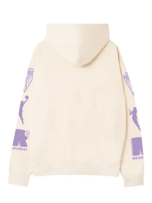 Outerwear Trends Golden State Valkyries Cream Pullover Hoodie