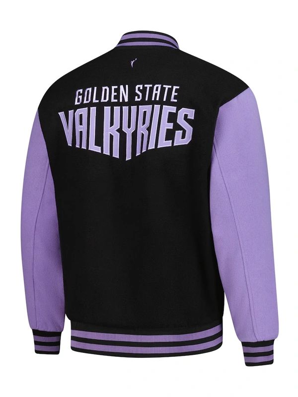 Outerwear Trends Golden State Valkyries FISLL Eclipse Varsity Jacket