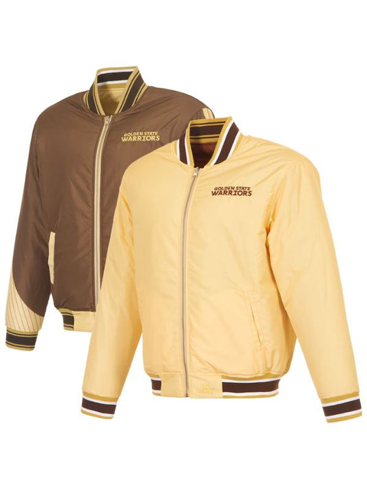 Outerwear Trends Golden State Warriors JH Design Reversible Jacket