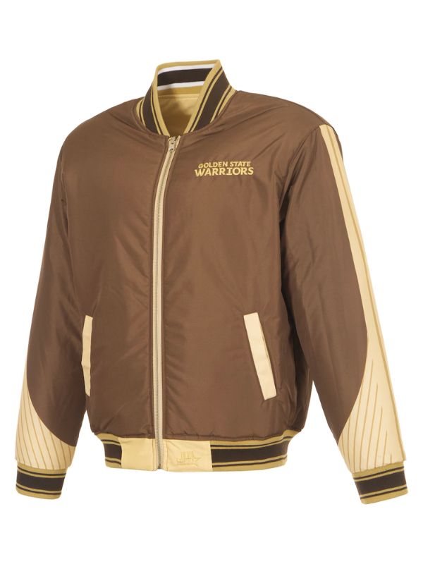 Outerwear Trends Golden State Warriors JH Design Reversible Jacket