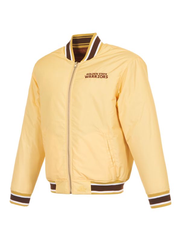Outerwear Trends Golden State Warriors JH Design Reversible Jacket