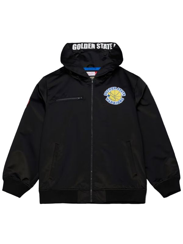 Outerwear Trends Golden State Warriors Walk the Tunnel Hooded Bomber Jacket