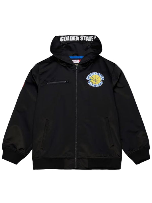 Outerwear Trends Golden State Warriors Walk the Tunnel Hooded Bomber Jacket