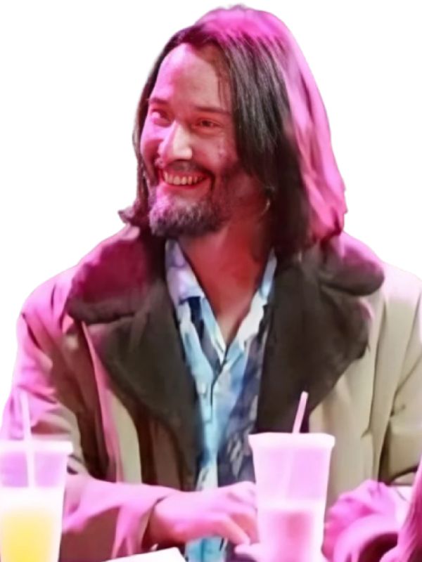 Outerwear Trends Good Fortune Keanu Reeves Shearling Coat