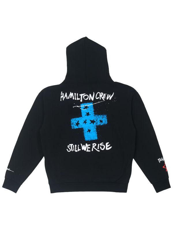 Outerwear Trends Hamilton Crew +44 Mouse Black Hoodie