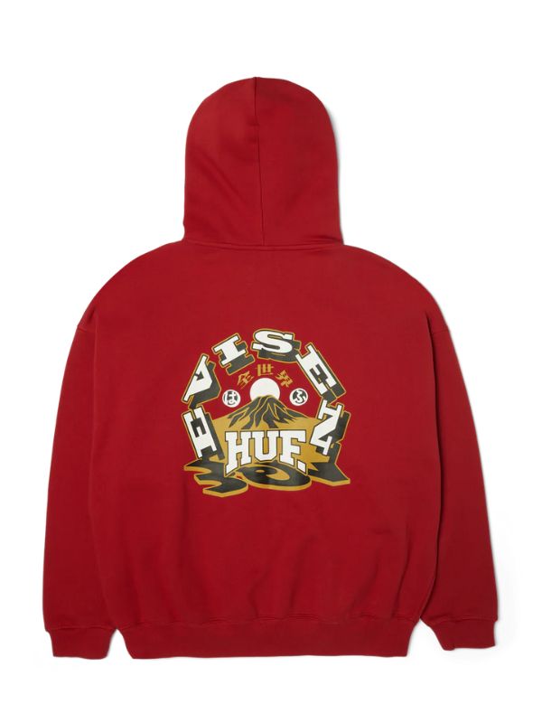 Outerwear Trends HUF x Evisen Hufuji Zip Hoodie