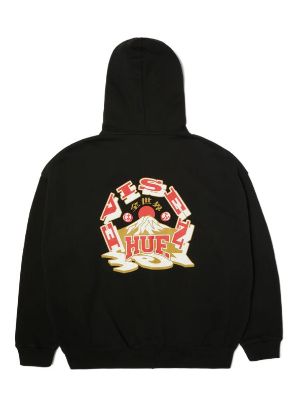 Outerwear Trends HUF x Evisen Hufuji Zip Hoodie