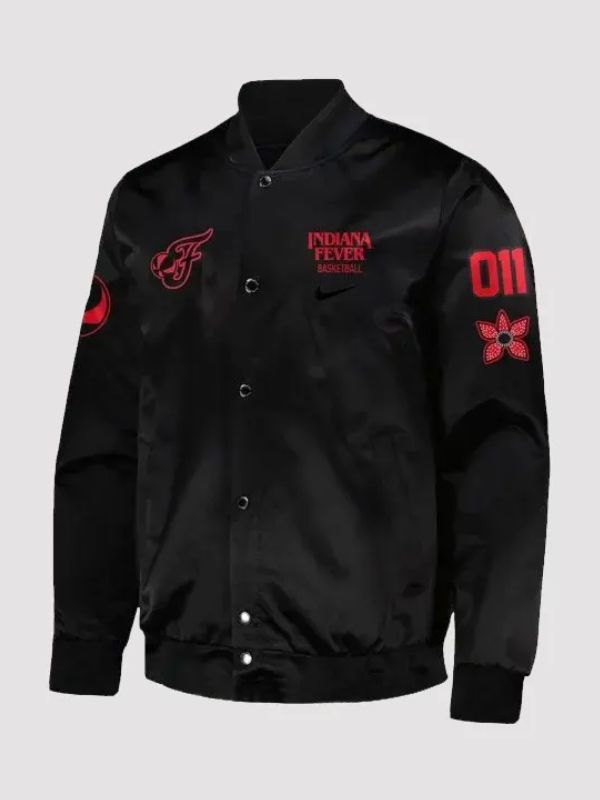 Outerwear Trends Indiana Fever Stranger Things Black Jacket