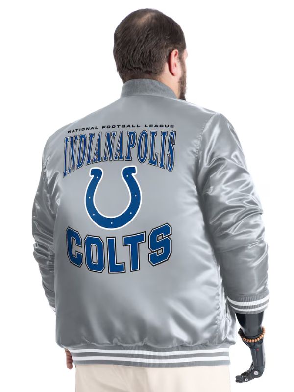 Outerwear Trends Indianapolis Colts Adaptive Full-Snap Varsity Jacket