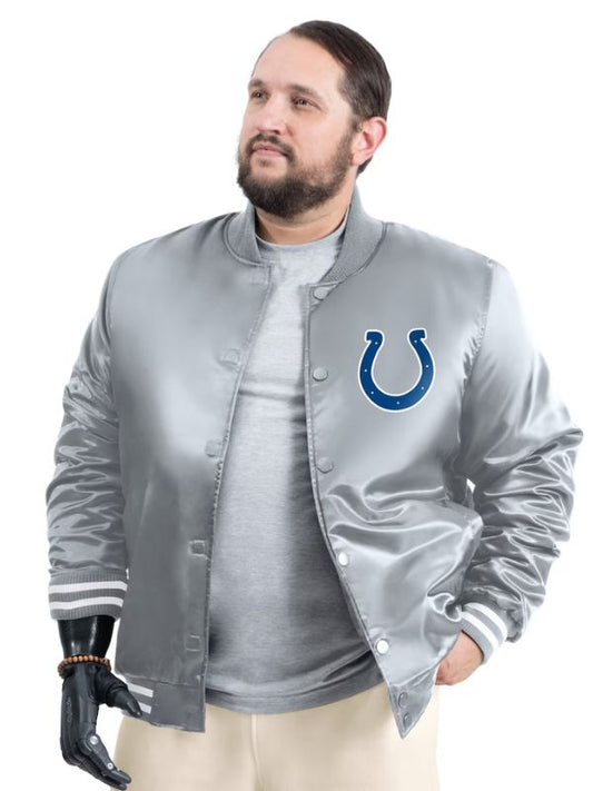 Outerwear Trends Indianapolis Colts Adaptive Full-Snap Varsity Jacket