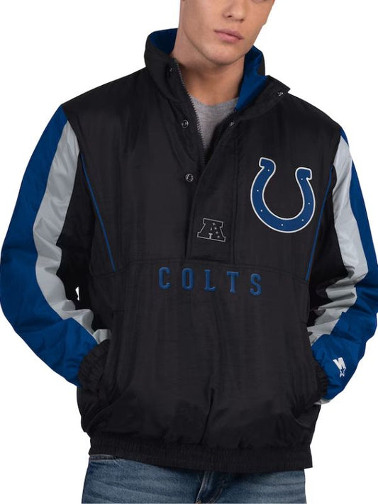 Outerwear Trends Indianapolis Colts Thursday Night Gridiron Half-Zip Jacket