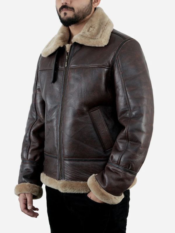 Outerwear Trends Jeffrey Brown B3 Leather Bomber Jacket