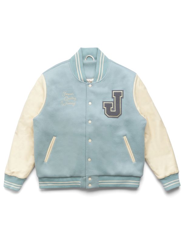 Outerwear Trends JFG Inside Voices Varsity Jacket