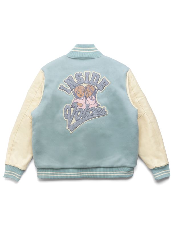 Outerwear Trends JFG Inside Voices Varsity Jacket