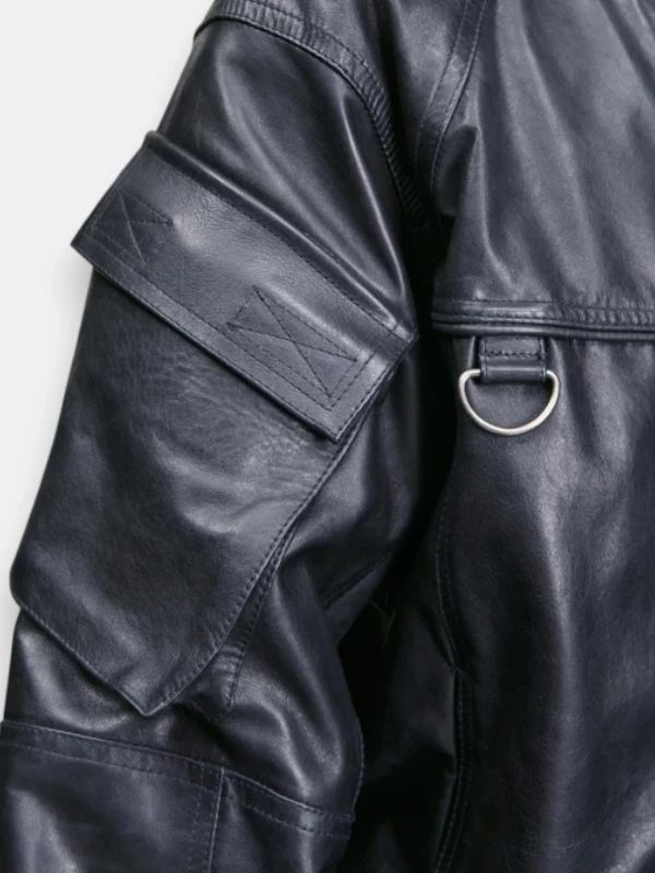 Outerwear Trends Kendrick Lamar Cards Leather Jacket