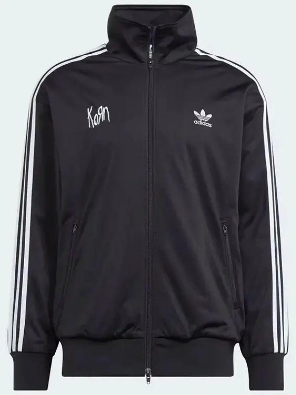 Outerwear Trends Korn X Adidas Black Track Jacket