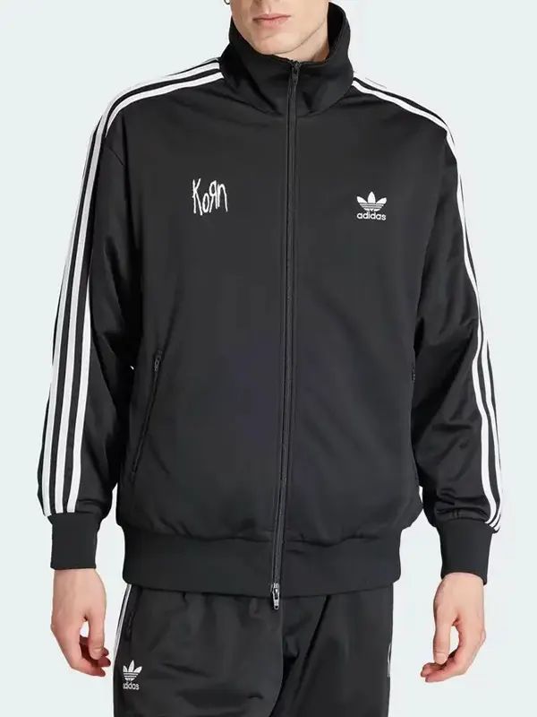 Outerwear Trends Korn X Adidas Black Track Jacket