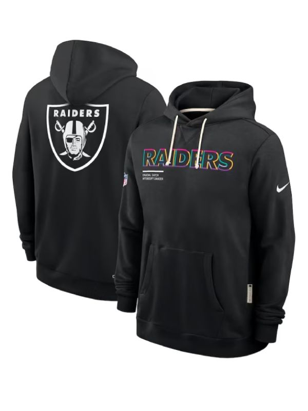 Outerwear Trends Las Vegas Raiders 2025 Crucial Catch Hoodie