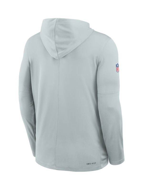 Outerwear Trends Las Vegas Raiders Sideline Performance Long Sleeve Hoodie T Shirt