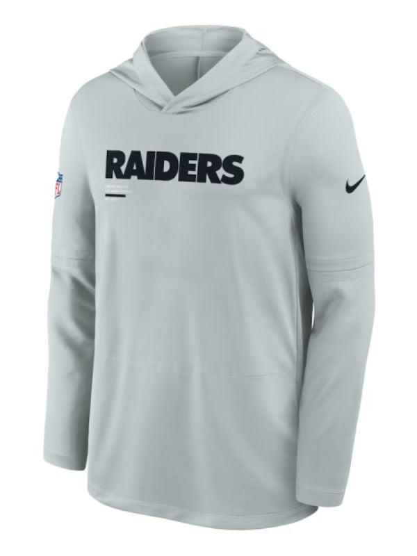 Outerwear Trends Las Vegas Raiders Sideline Performance Long Sleeve Hoodie T Shirt