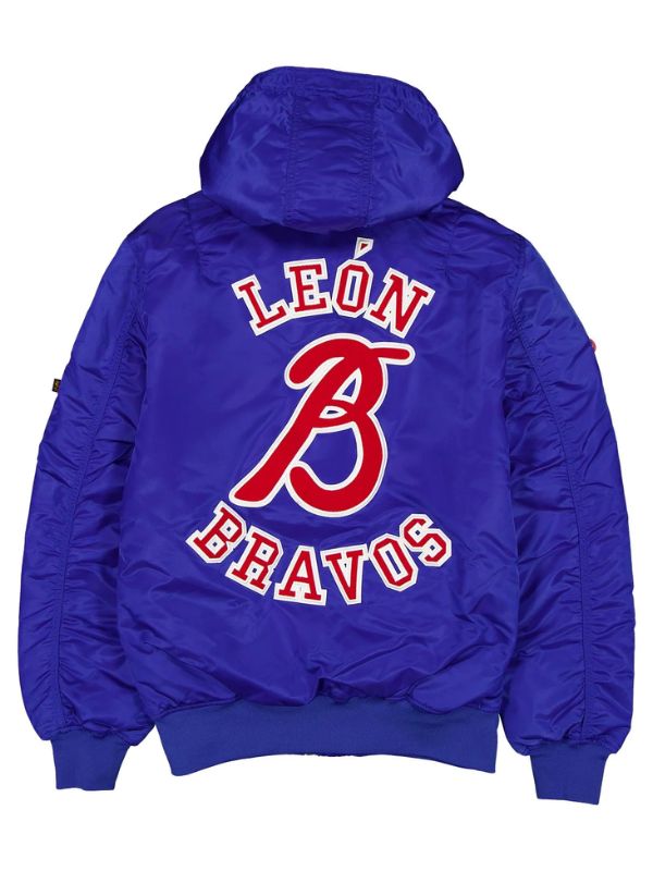 Outerwear Trends Leon Bravos LMB X Alpha Blue Jacket